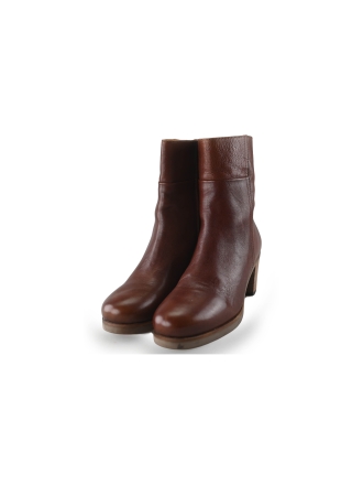 Shabbies Enkellaarzen Cognac 261254