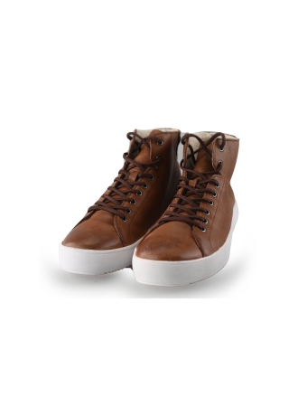Blackstone Hoge sneakers Bruin 261400