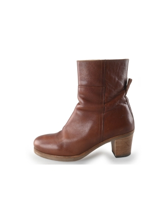 Shabbies Enkellaarzen Cognac 261423