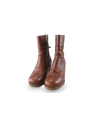 Shabbies Enkellaarzen Cognac 261423