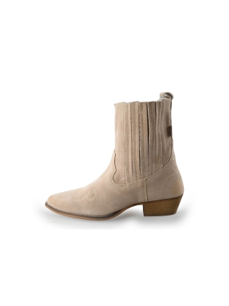 Poelman Enkellaarzen Beige 261684