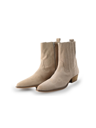 Poelman Enkellaarzen Beige 261684