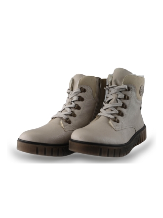 Rieker Veterboots Beige 261744