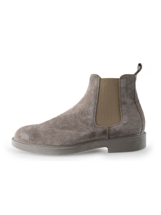 Manfield Chelsea boots Beige 261806
