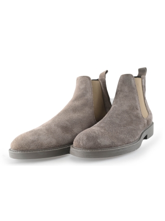 Manfield Chelsea boots Beige 261806