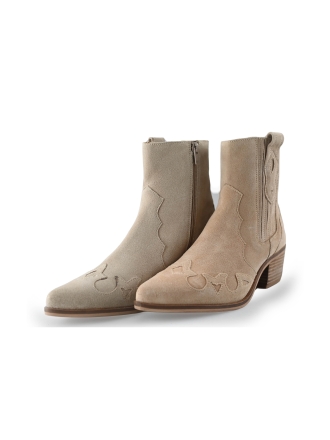 Manfield Cowboy laarzen Beige 261810