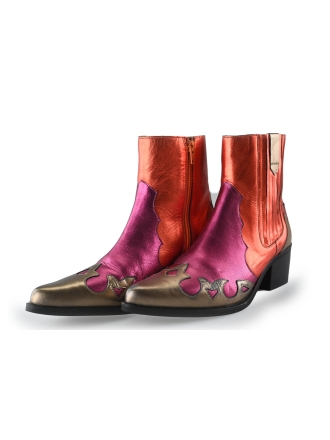 Manfield Cowboy laarzen Roze 261830