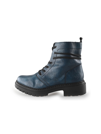 Rieker Veterboots Blauw 261903
