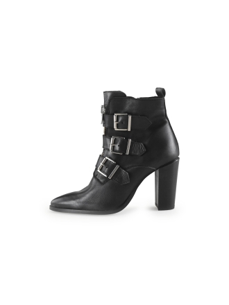 Ann Rocks Enkellaarzen Zwart 270493