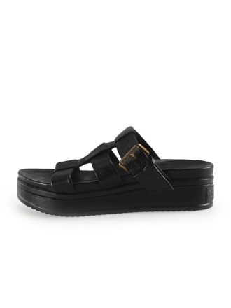 Shabbies Sandalen Zwart 270495