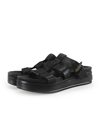 Shabbies Sandalen Zwart 270495