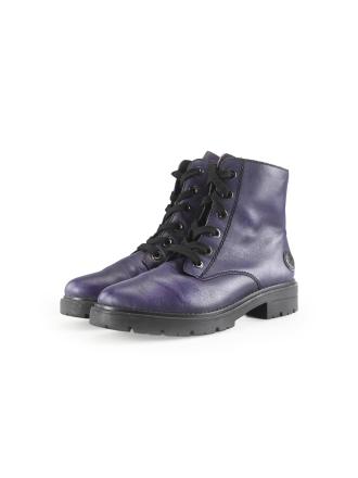 Rieker Veterboots Paars 270591