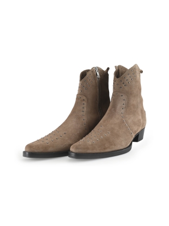 Shabbies Enkellaarzen Bruin 270895