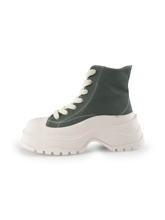 Bronx Hoge sneakers Groen 272282