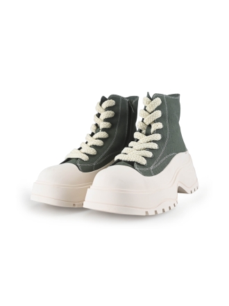 Bronx Hoge sneakers Groen 272282