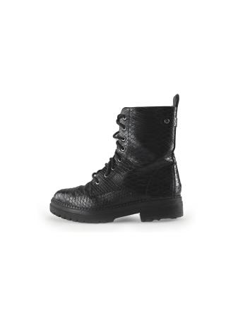 Poelman Veterboots Zwart 272311