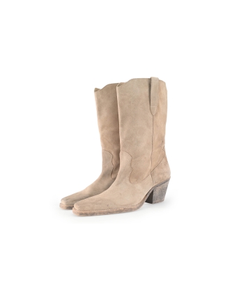 Bronx Enkellaarzen Beige 272590