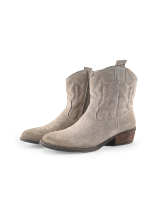 Sub55 Enkellaarzen Beige 272889