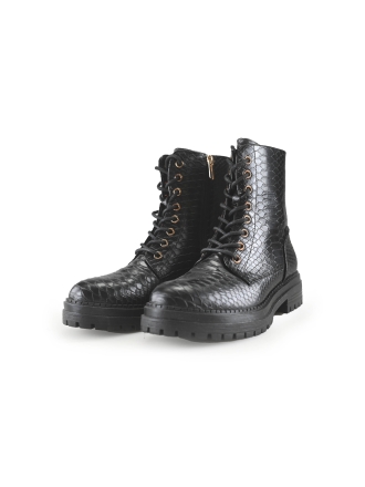 Poelman Veterboots Zwart 272916
