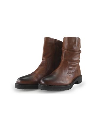 Poelman Enkellaarzen Cognac 274509