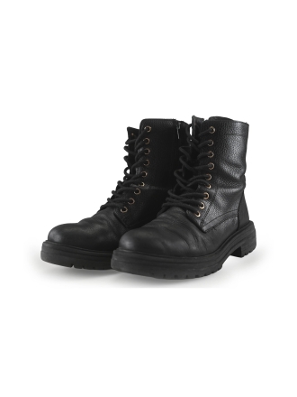 Poelman Veterboots Zwart 275019