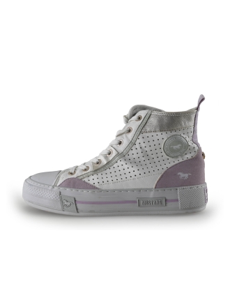 Mustang Hoge sneakers Wit 275146
