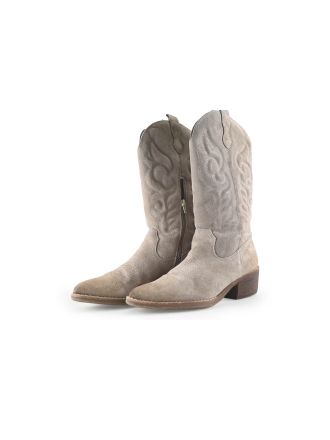 Poelman Cowboy laarzen Beige 275259
