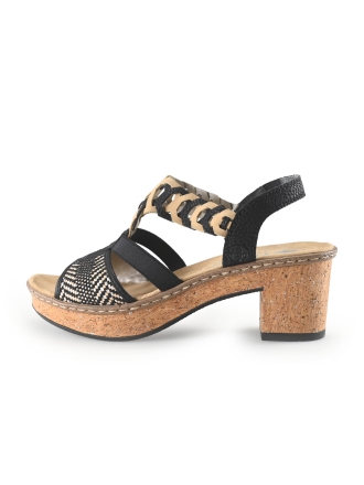 Rieker Sandalen Zwart 275296