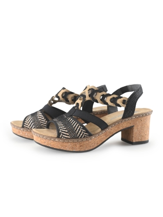 Rieker Sandalen Zwart 275296