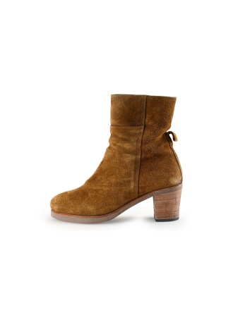 Shabbies Enkellaarzen Cognac 275342