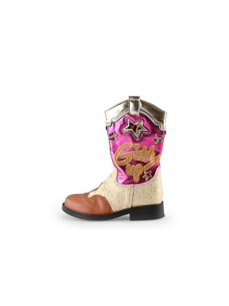 Shoesme Cowboy laarzen Goud 275347