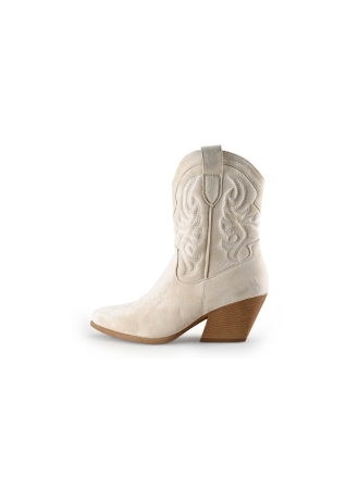 Poelman Enkellaarzen Beige 275425