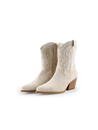 Poelman Enkellaarzen Beige 275425