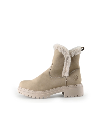 Rieker Enkellaarzen Beige 275619