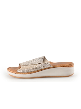 Fly Flot Muiltjes Goud 276613