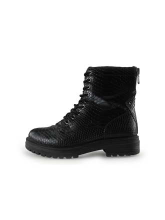 Poelman Veterboots Zwart 278706