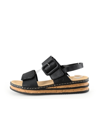 Rieker Sandalen Zwart 279690