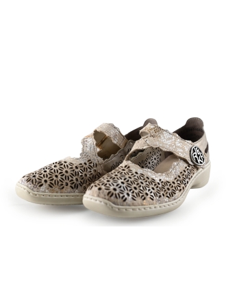 Rieker Instappers Beige 280688