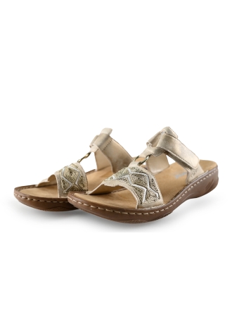 Rieker Slippers Goud 280747