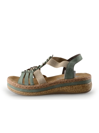 Rieker Sandalen Groen 280912