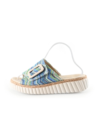 Rieker Slippers Blauw 280986