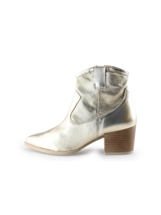 Linea Zeta Enkellaarzen Goud 282441
