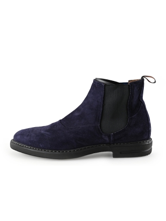 Manfield Chelsea boots Blauw 283208