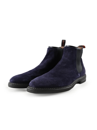 Manfield Chelsea boots Blauw 283208