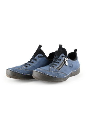Rieker Veterschoenen Blauw 283833