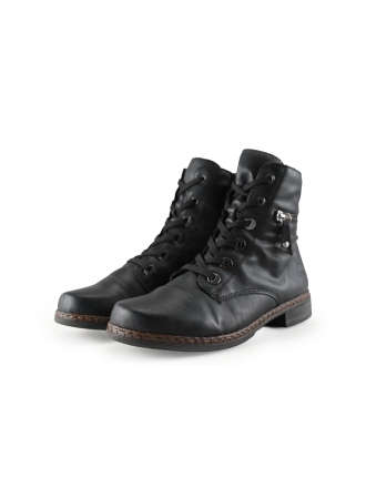 Rieker Veterboots Zwart 283983