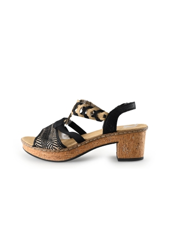 Rieker Sandalen Zwart 284046