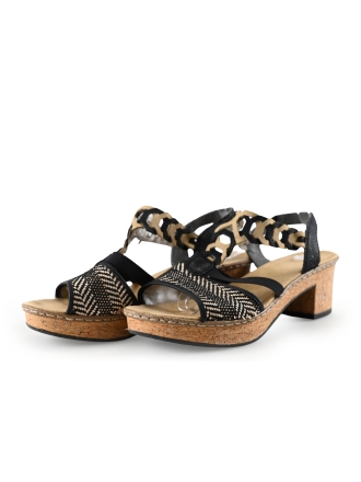 Rieker Sandalen Zwart 284046