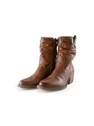 Mustang Enkellaarzen Cognac 284320