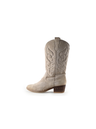 Poelman Cowboy laarzen Beige 284562